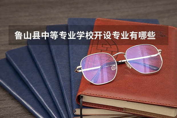 鲁山县中等专业学校开设专业有哪些 招多少人