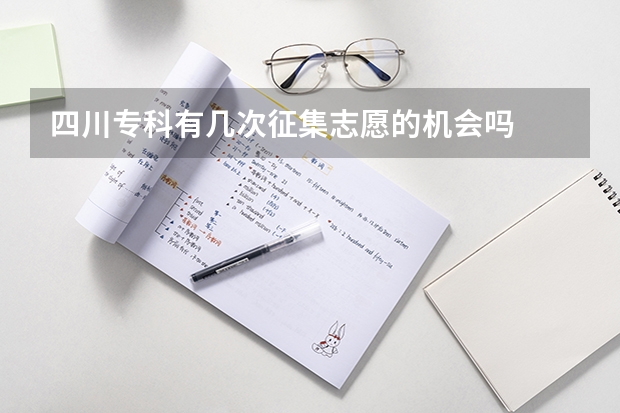 四川专科有几次征集志愿的机会吗