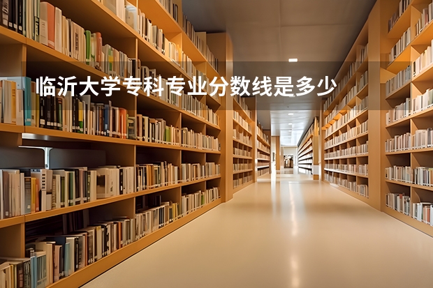 临沂大学专科专业分数线是多少