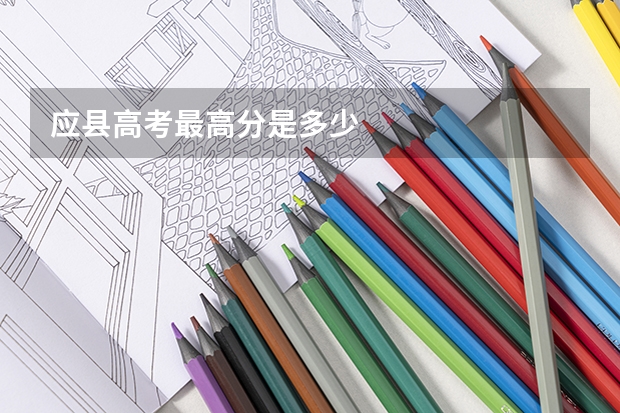 应县高考最高分是多少