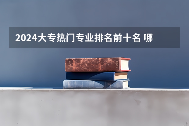 2024大专热门专业排名前十名 哪些专业最吃香