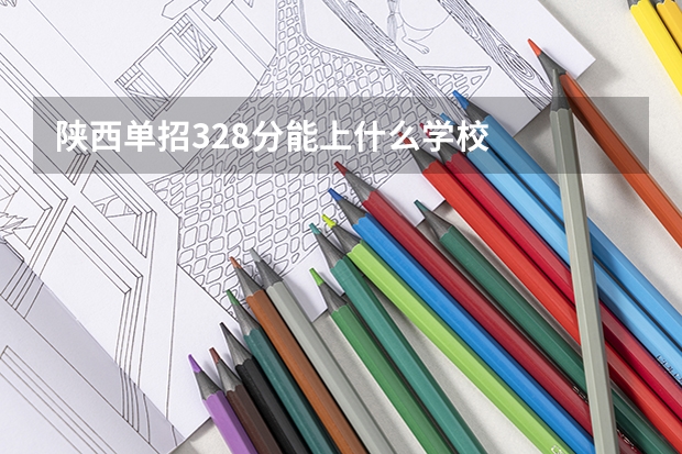 陕西单招328分能上什么学校
