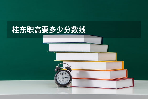 桂东职高要多少分数线