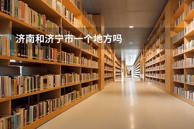 济南和济宁市一个地方吗