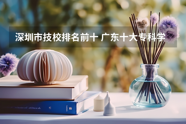 深圳市技校排名前十 广东十大专科学校排名