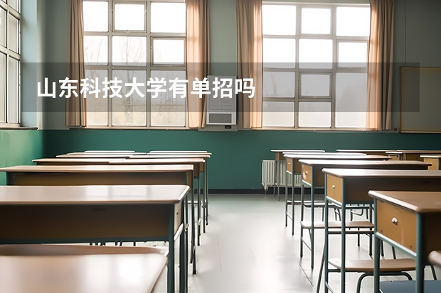 山东科技大学有单招吗