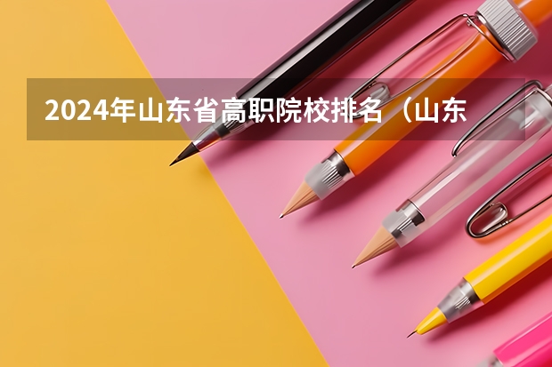 2024年山东省高职院校排名（山东十大专科学校排名）