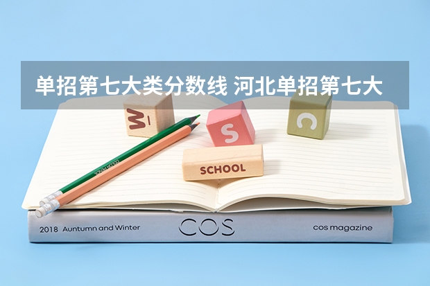 单招第七大类分数线 河北单招第七大类对口医学类分数线