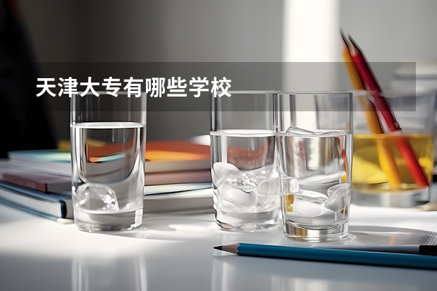 天津大专有哪些学校