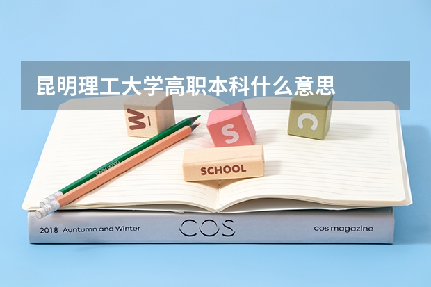 昆明理工大学高职本科什么意思