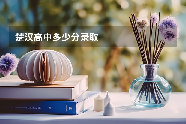 楚汉高中多少分录取