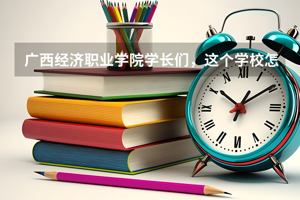 广西经济职业学院学长们,这个学校怎么样