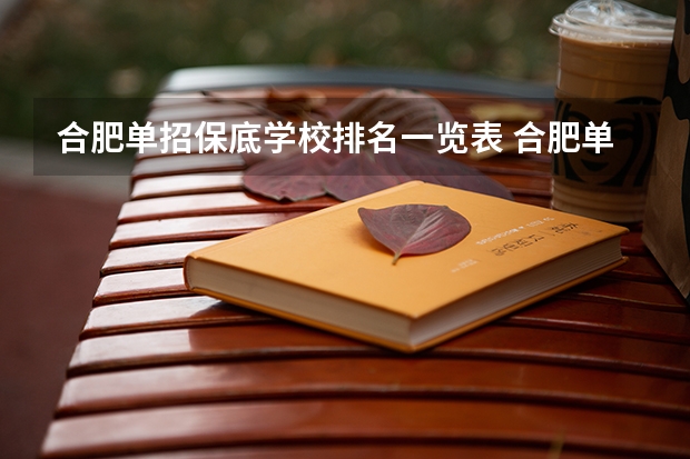合肥单招保底学校排名一览表 合肥单招有没有补录？